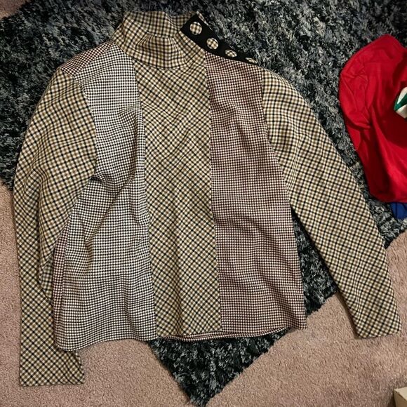 Zara small plaid blouse - Picture 3 of 8